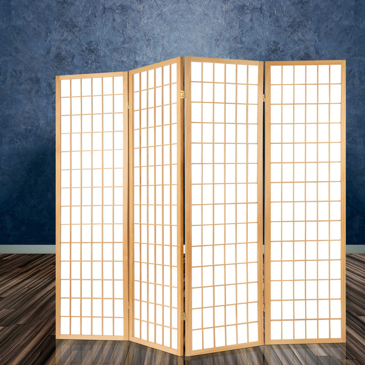 6 Panel Room Divider Screen, 261 x 179cm (Natural)