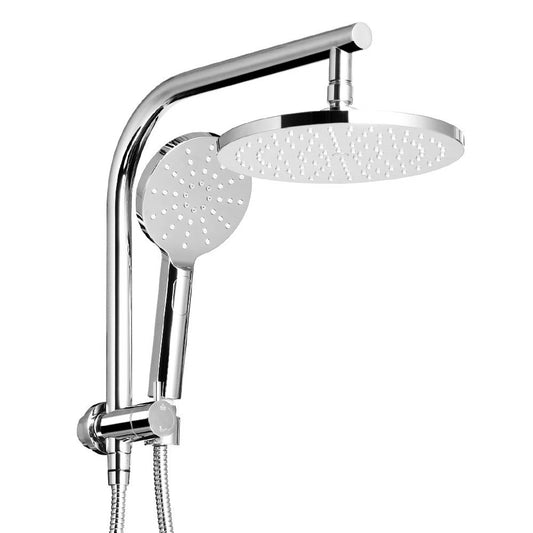 9" Round Handheld Rain Shower Head Set (Chrome)