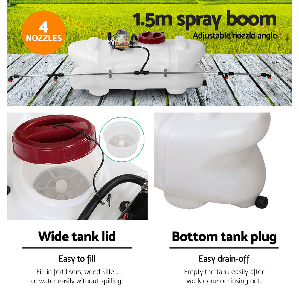 60L Weed Sprayer with 1.5m Fixed Boom