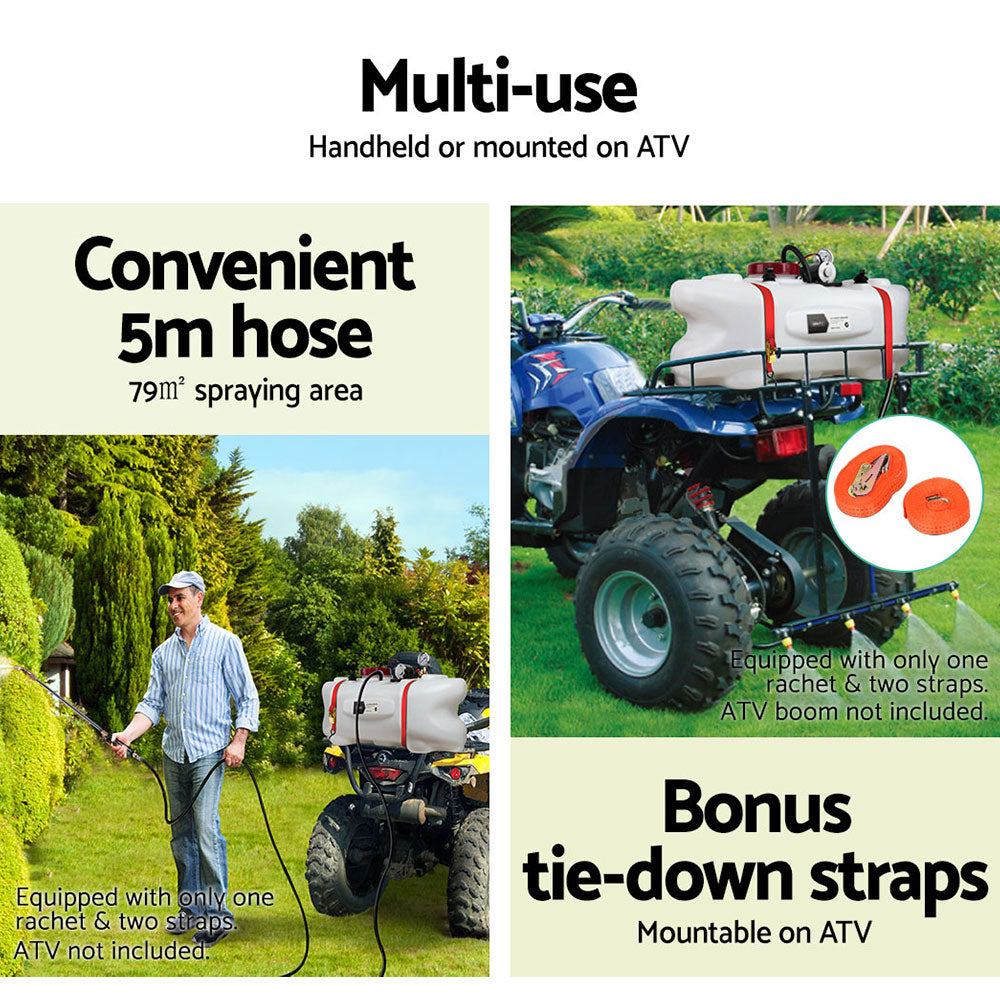60L Weed Sprayer with 1.5m Fixed Boom