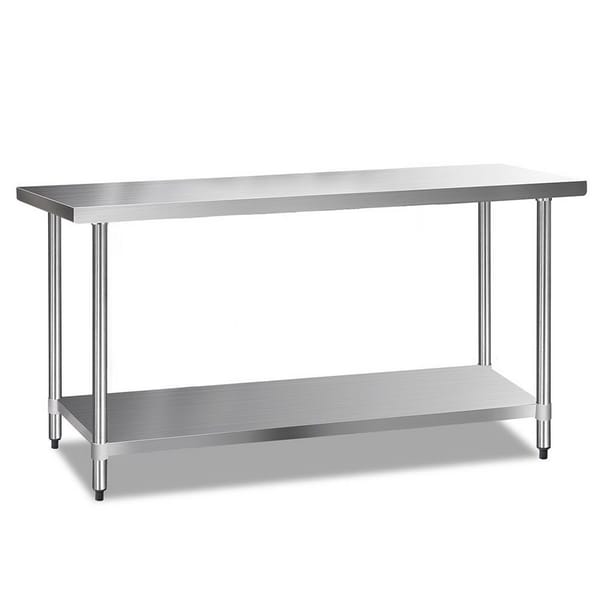 1829x610mm Stainless Steel Kitchen Bench