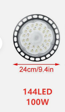 High Low Bay LED Lights 100W UFO Industrial Workshop Warehouse Factory Lamp