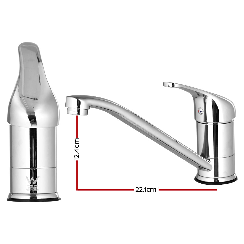 Long Spout Kitchen Mixer Tap (Chrome)