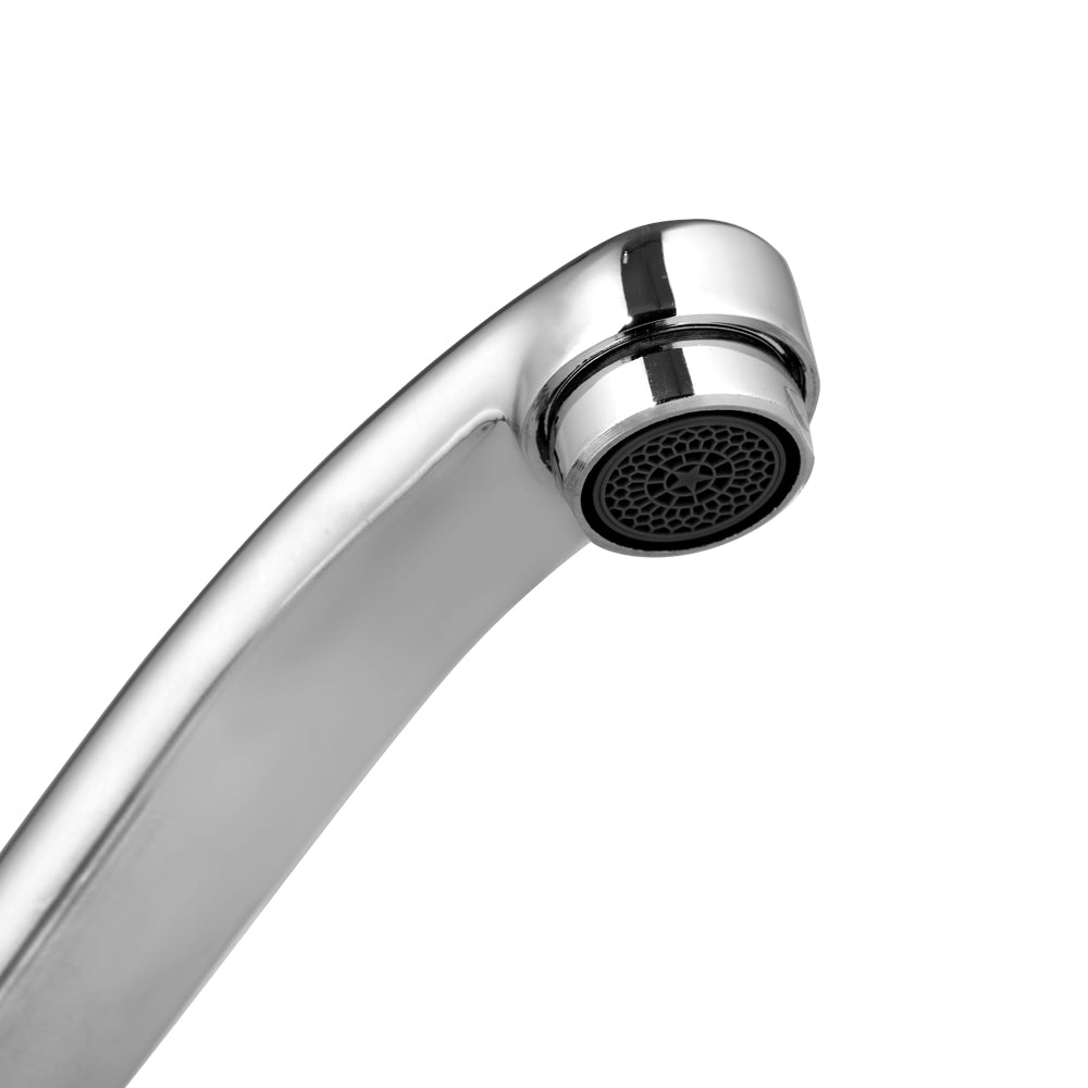Long Spout Kitchen Mixer Tap (Chrome)