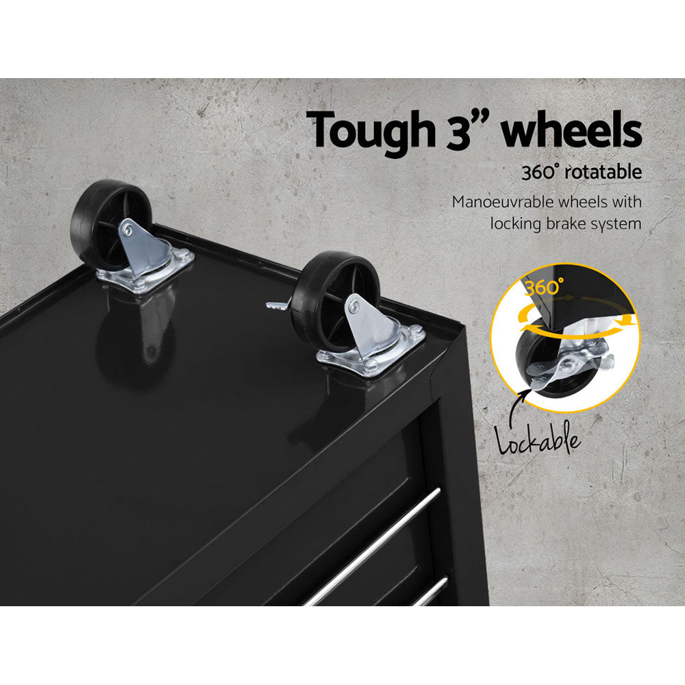 6 Drawer Rolling Tool Cabinet Trolley