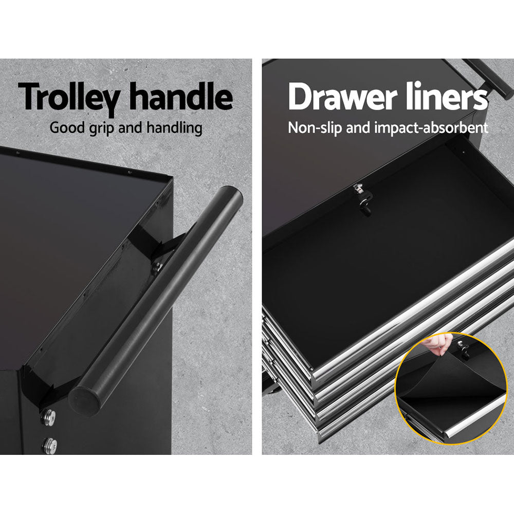 6 Drawer Rolling Tool Cabinet Trolley