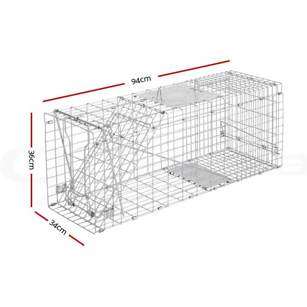 Humane Animal Trap Cage for Possums, 94 x 34cm
