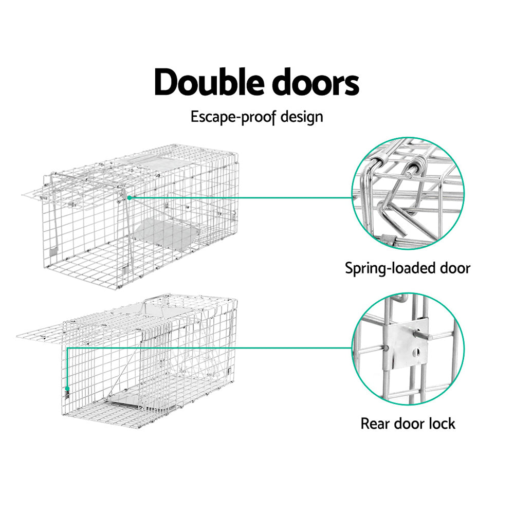 Humane Animal Trap Cage for Possums, 94 x 34cm