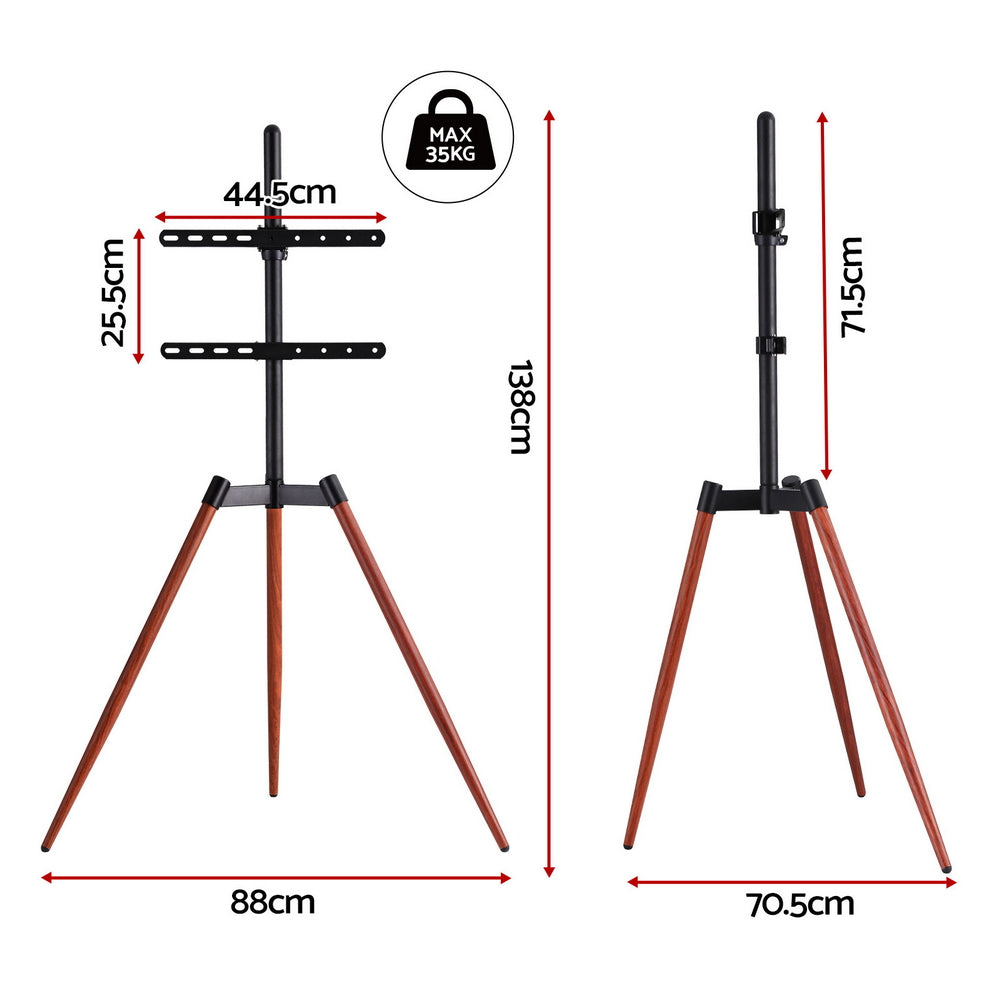 Tripod TV Stand for 32-65" TVs, Height Adjustable