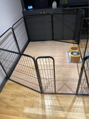 Metal dog pen 80x80cm