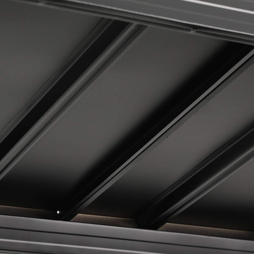 2m x 1.8m Warehouse Shelving Garage Rack (Black)