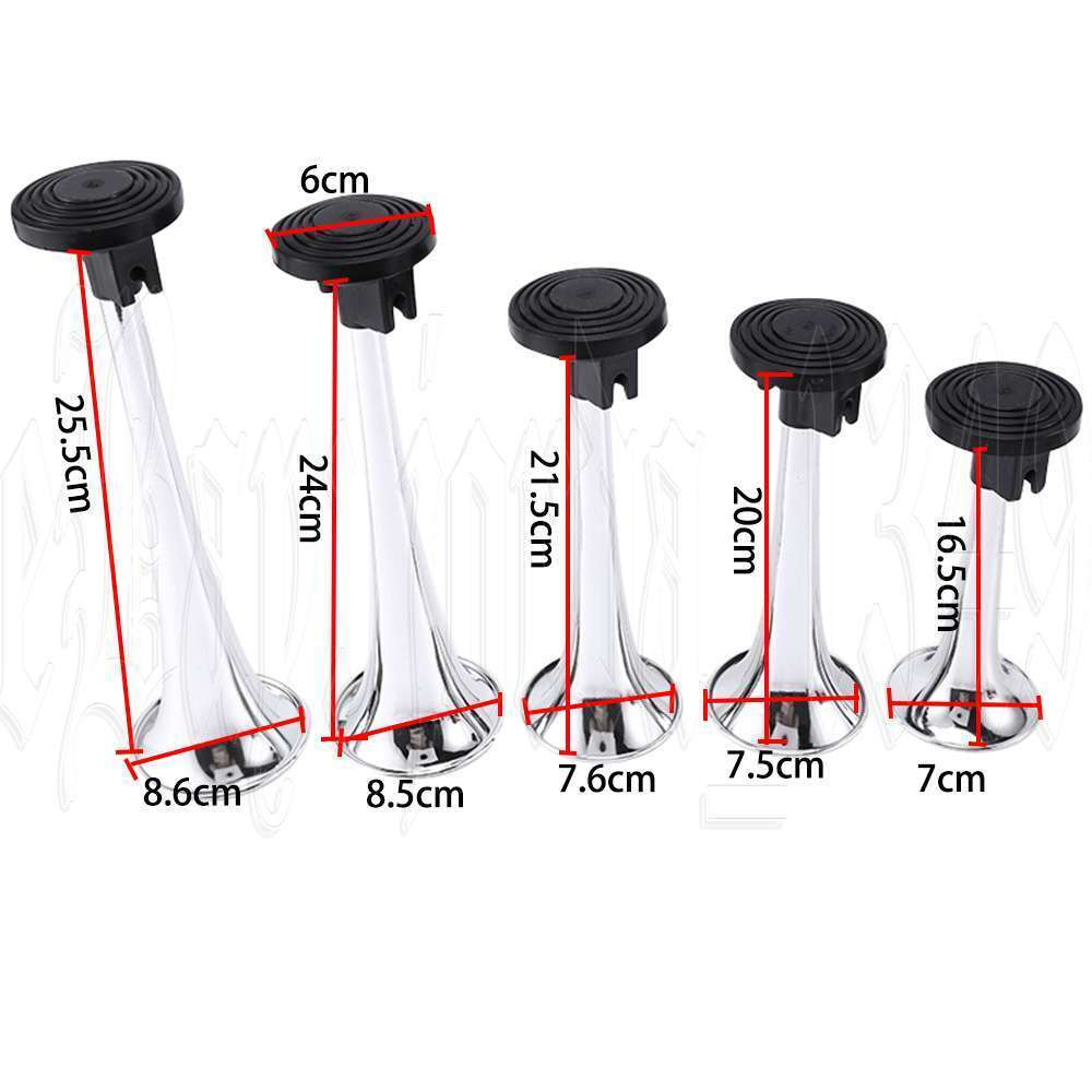 9pcs Dukes Of Hazzard Trumpets 600Db Musical Car Dixie Horn Air Compressor 12V
