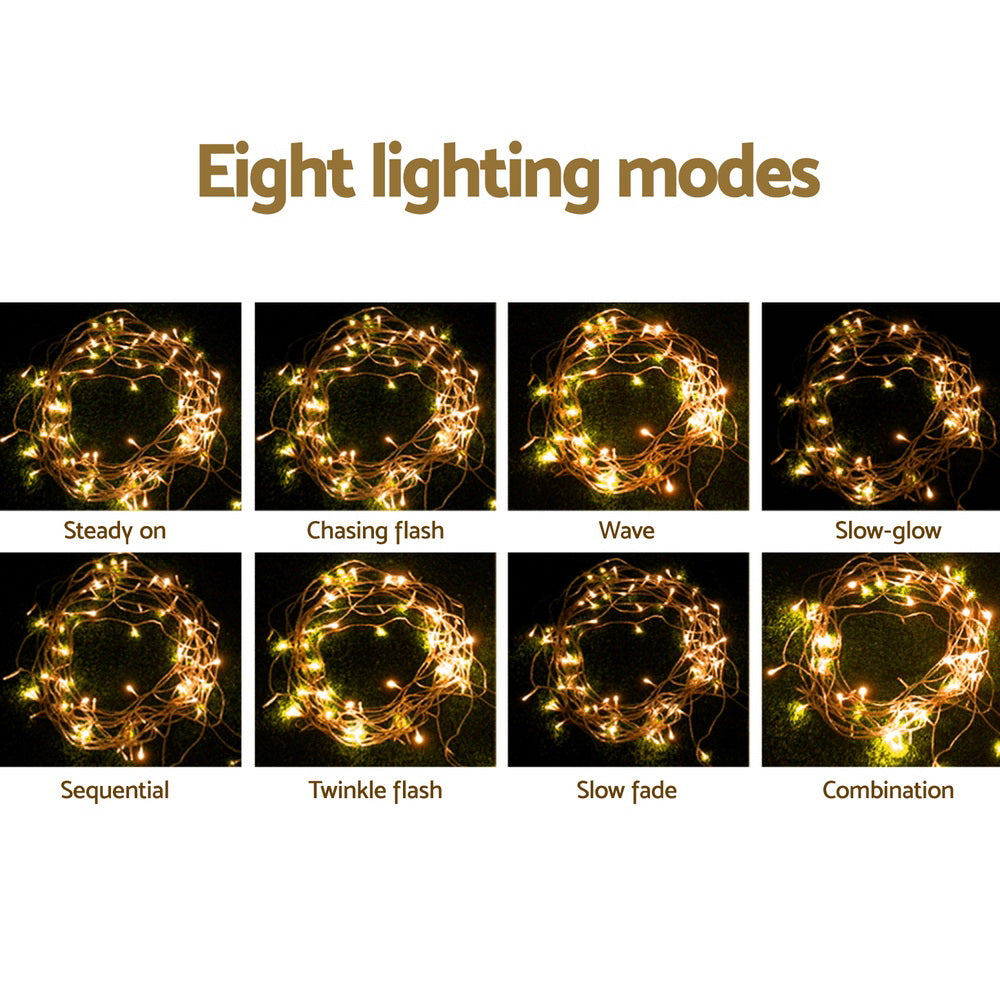 32m Icicle Christmas Lights, 960 LED (Warm White)