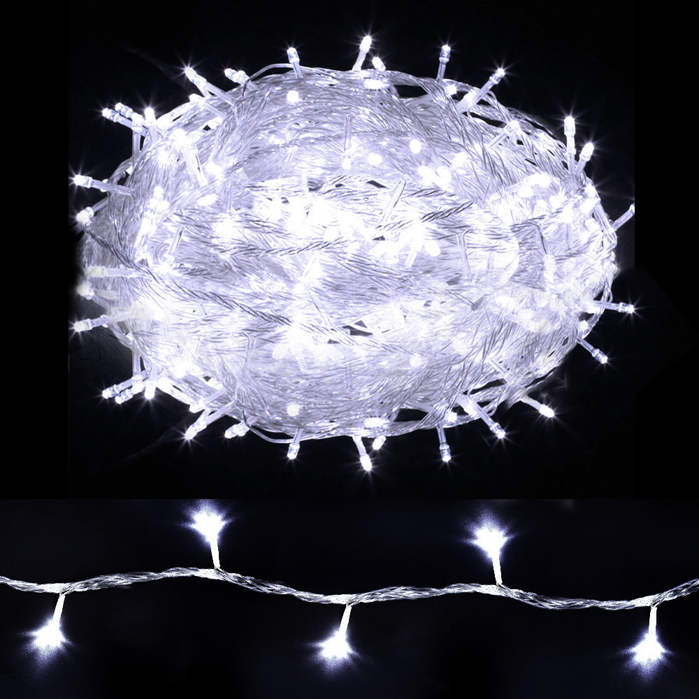 100m LED String Fairy Lights, 500 LED (Cool White)