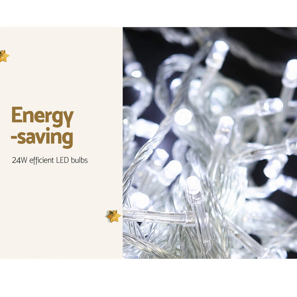 100m LED String Fairy Lights, 500 LED (Cool White)
