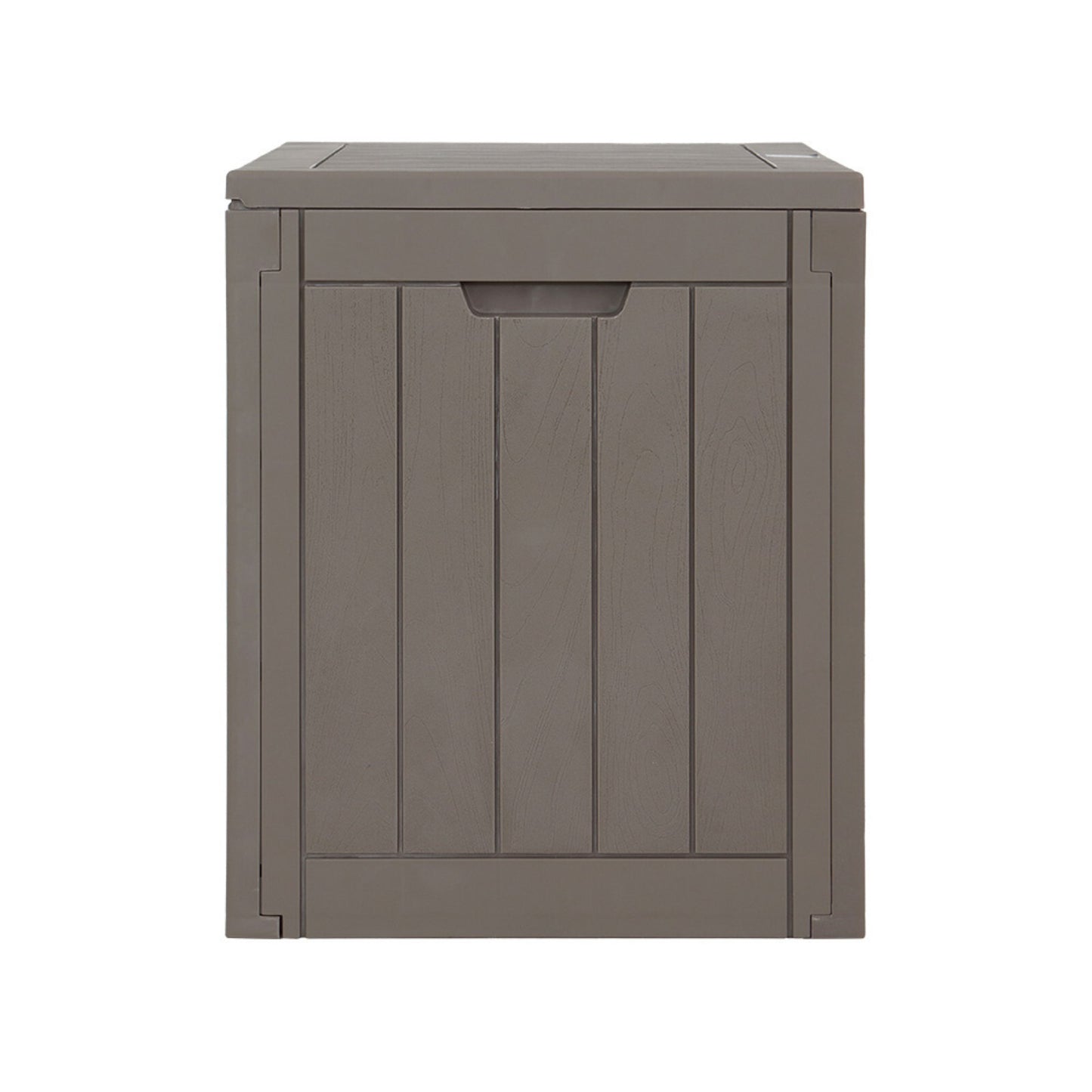 118L Outdoor Tool Storage Box - Grey Built in Bench