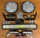 7'' Cree Led Driving Lights / 20'' Light Bar / 6' Led Lights Bundle