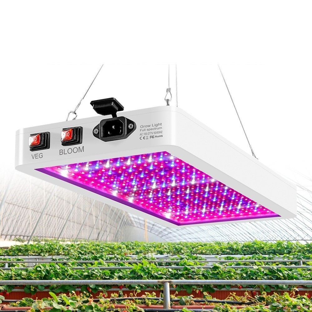 LED Grow Light 500W Equivalent Full Spectrum Veg Bloom Indoor Plants - Brand New
