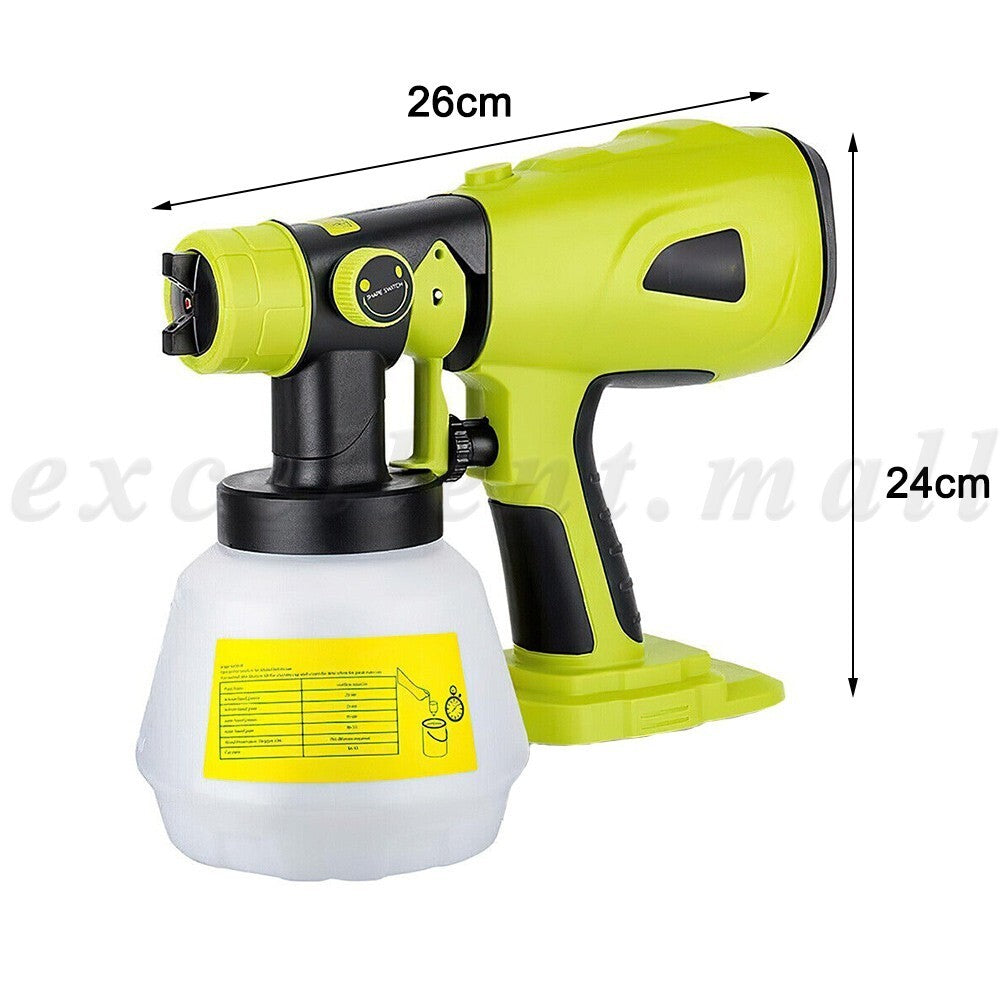 Cordless Paint Sprayer 18V Spray Gun 1L High Pressure Airless - Brand New