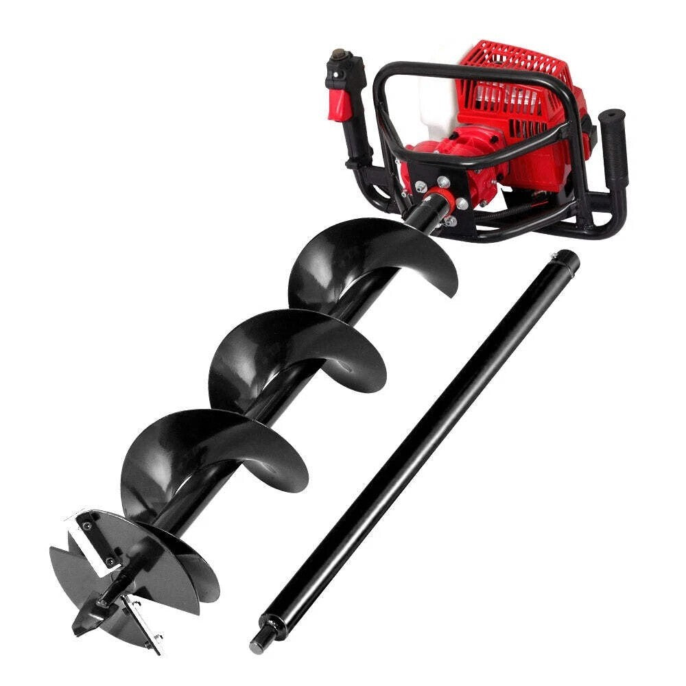 Post Hole Digger 200mm Petrol Drill Extension Auger Bits