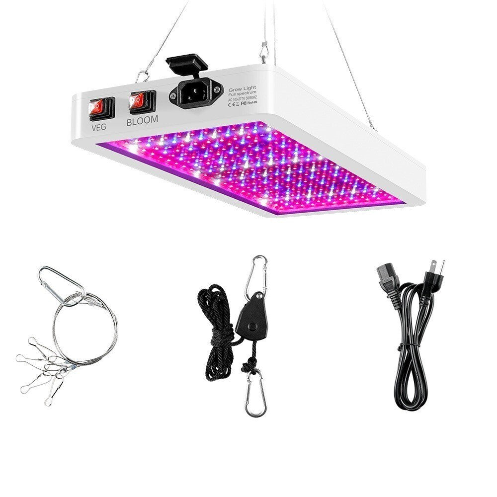 LED Grow Light 500W Equivalent Full Spectrum Veg Bloom Indoor Plants - Brand New