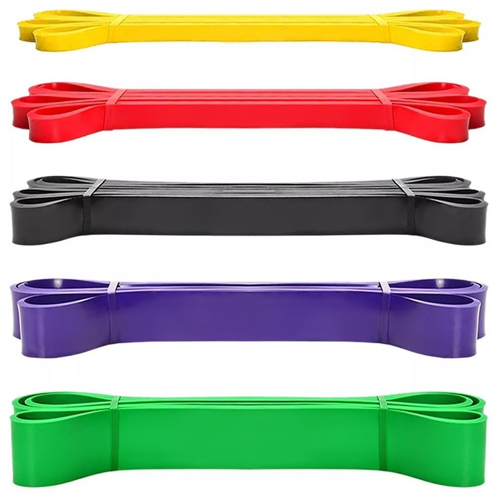5 Resistance Bands Set Heavy Duty Pull Up Bands Gym Workout - Brand New