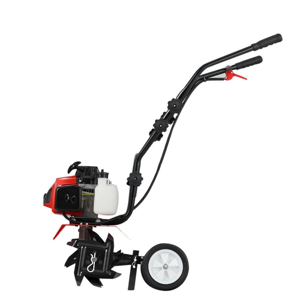 63cc Petrol Garden Tiller Cultivator Rototiller 4 Blades 400mm - Brand New