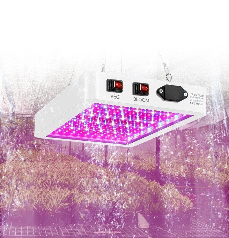 LED Grow Light 500W Equivalent Full Spectrum Veg Bloom Indoor Plants - Brand New