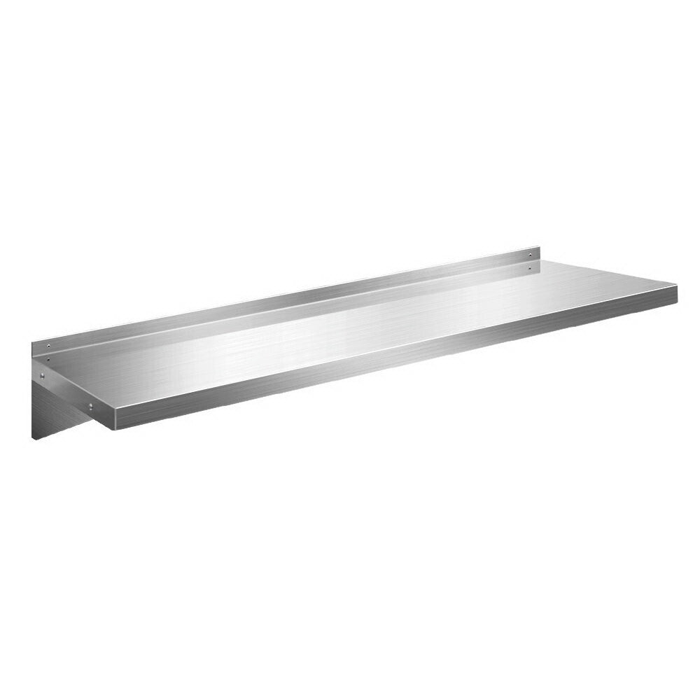 1200mm Stainless Steel Wall Shelf Kitchen Rack Heavy Duty - Brand New