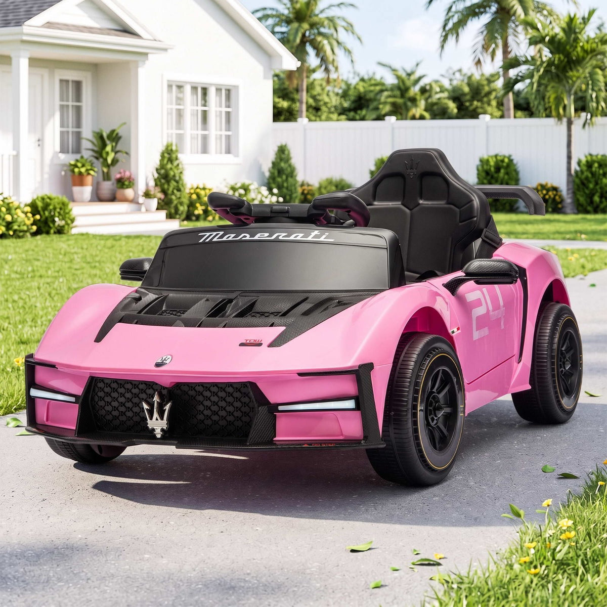 Kids Ride On Car 12V Sports Car with Remote Control Pink - Brand New