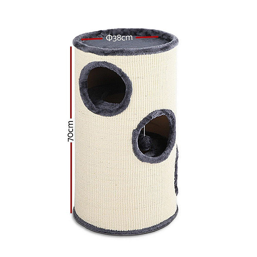 Cat Tree Tower 70cm Sisal Scratching Post Cat Condo House - Brand New