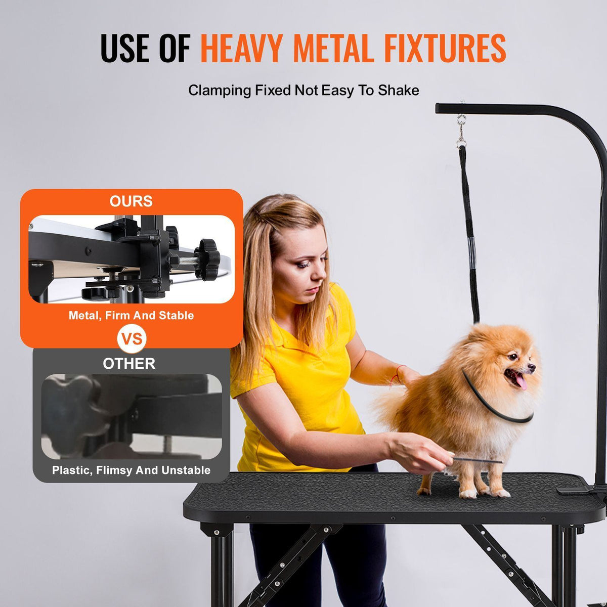 Foldable Dog Grooming Table with Arm and Noose 81 x 46cm - Brand New