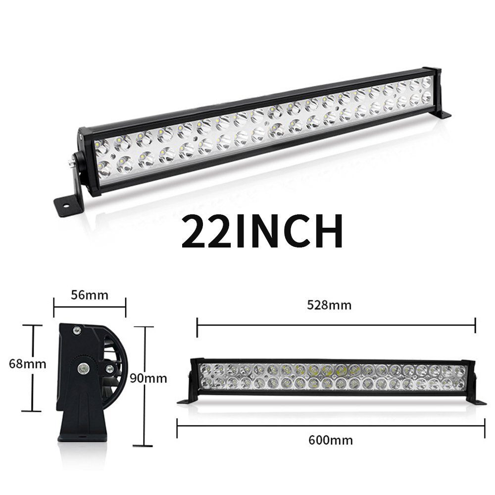 22 Inch LED Light Bar + 2 Pod Lights Set 4x4 Ute Offroad - Brand New