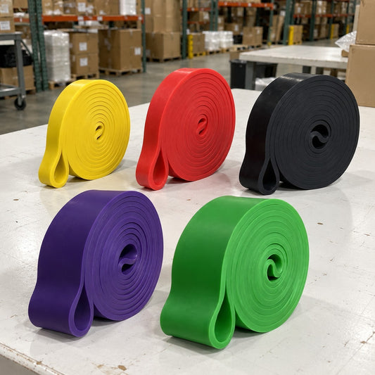 5 Resistance Bands Set Heavy Duty Pull Up Bands Gym Workout - Brand New