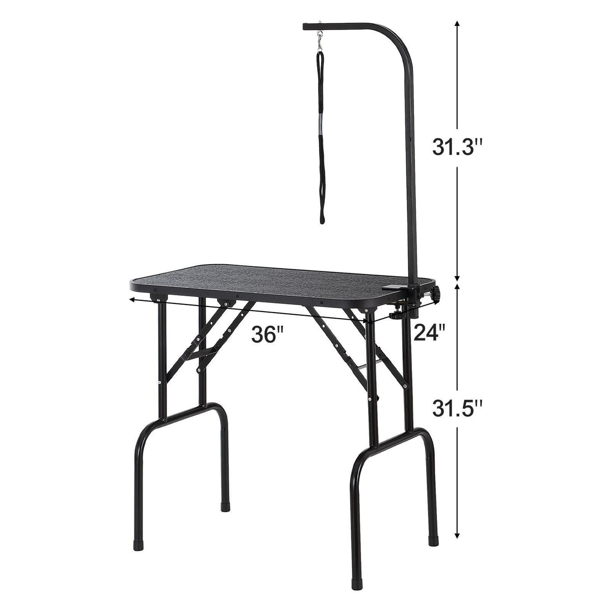 Foldable Dog Grooming Table with Arm and Noose 81 x 46cm - Brand New