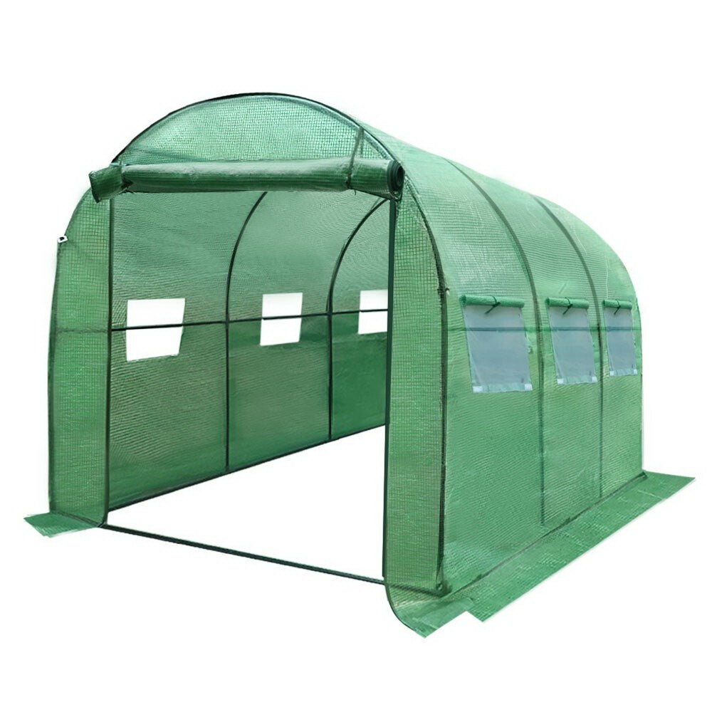 Walk In Greenhouse 3x2x2m Garden Grow Tunnel Green - Brand New