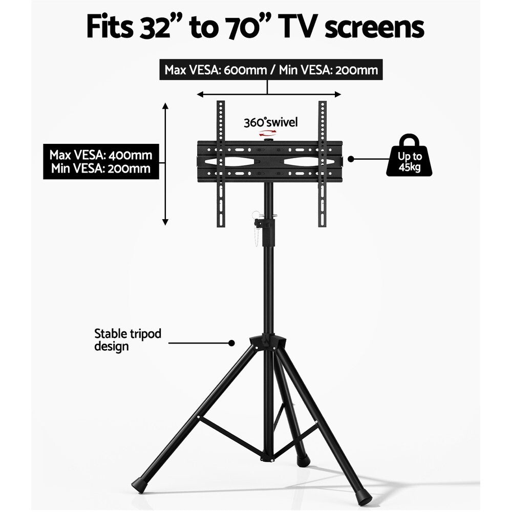 TV Stand Mount Bracket for 32"-70" LED LCD Tripod Floor Stand Universal - Brand New