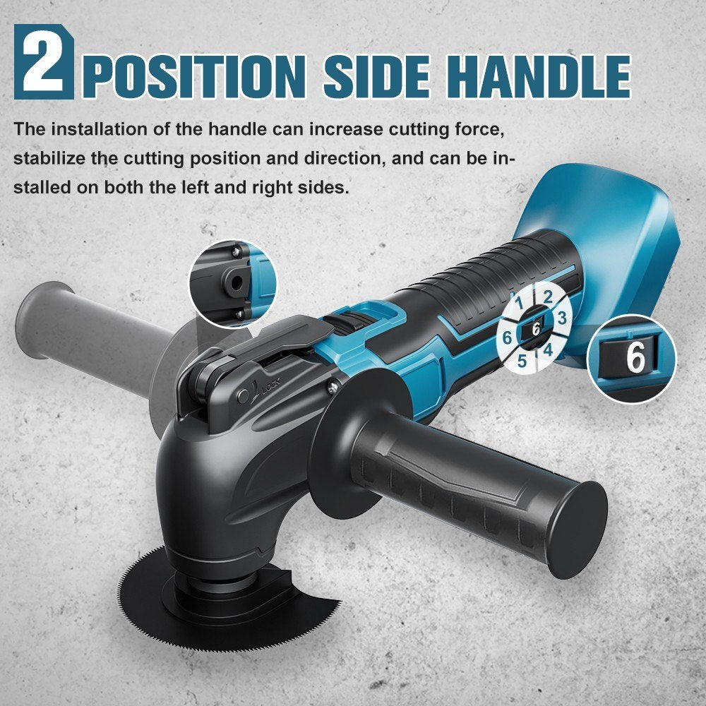 Cordless Oscillating Multi Tool 18V Brushless 6 Speed with Blade Kit - Brand New