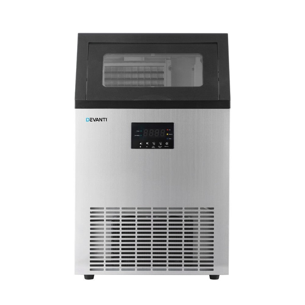 Commercial Ice Maker Machine 45kg per Day Stainless Steel - Brand New