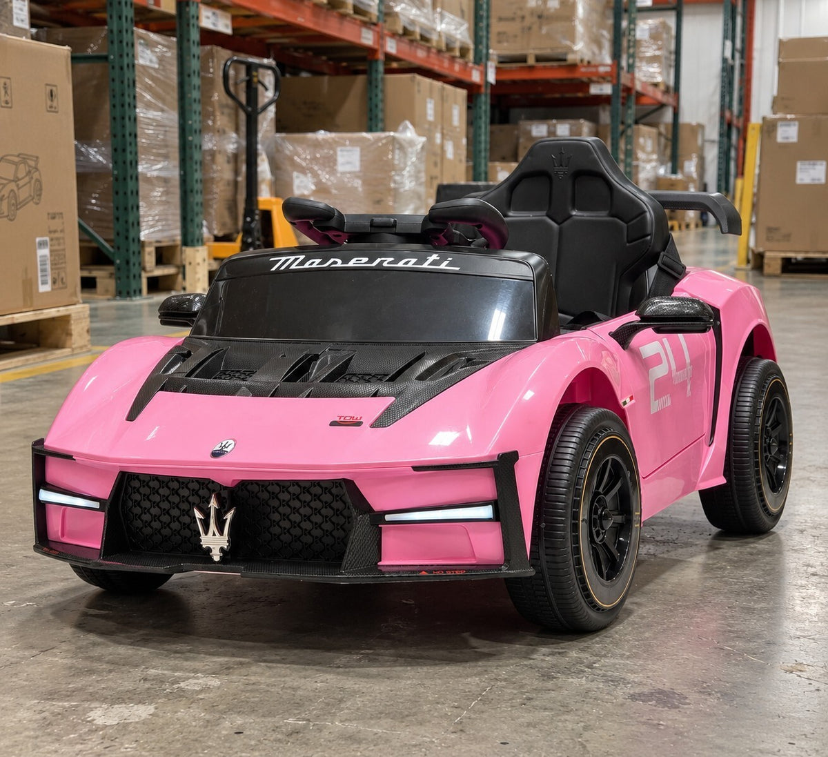 Kids Ride On Car 12V Sports Car with Remote Control Pink - Brand New