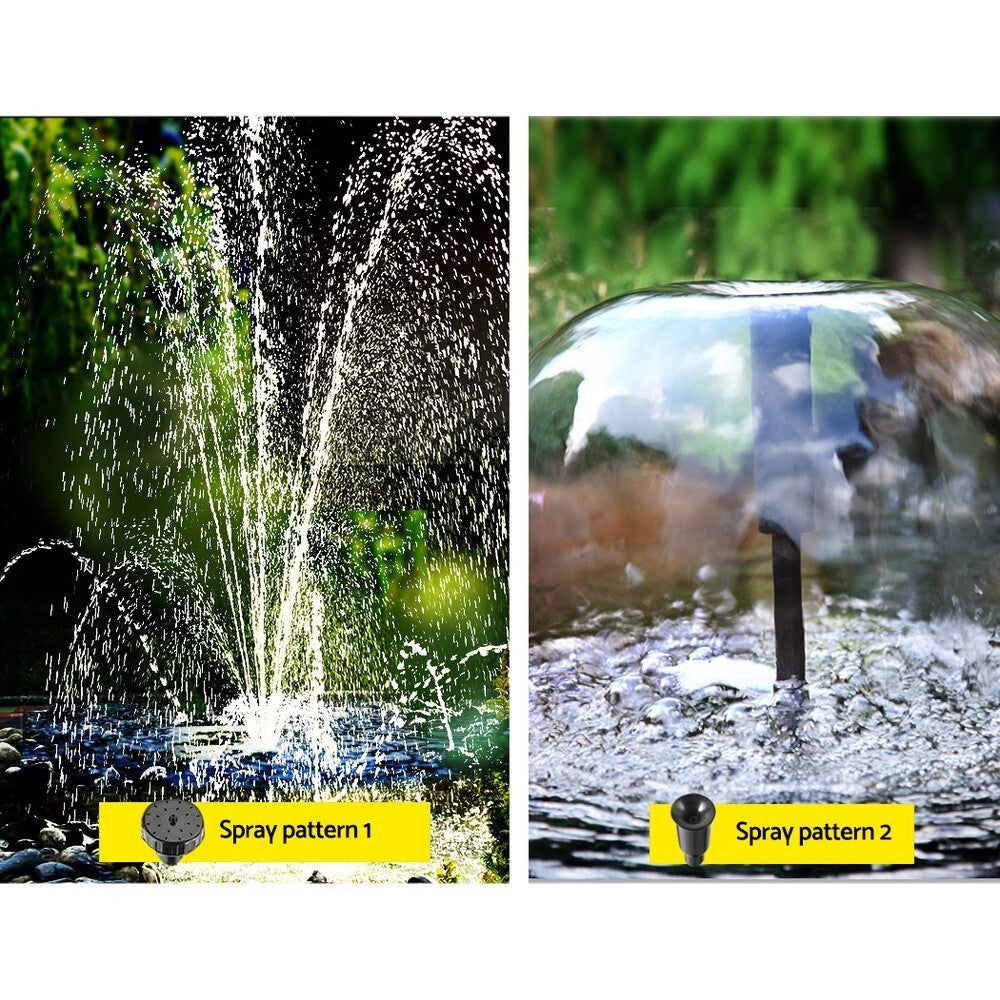 Solar Pond Pump with Filter Box 500L/H Fountain Kit 140cm Lift - Brand New