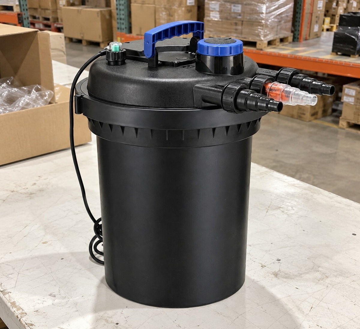 UV Pond Filter Canister 10000L/H Fish Pond Aquarium Water Filter - Brand New