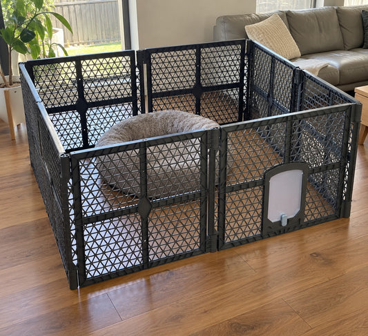 Indoor Dog Playpen 8 Panel Pet Enclosure Puppy Pen - Brand New