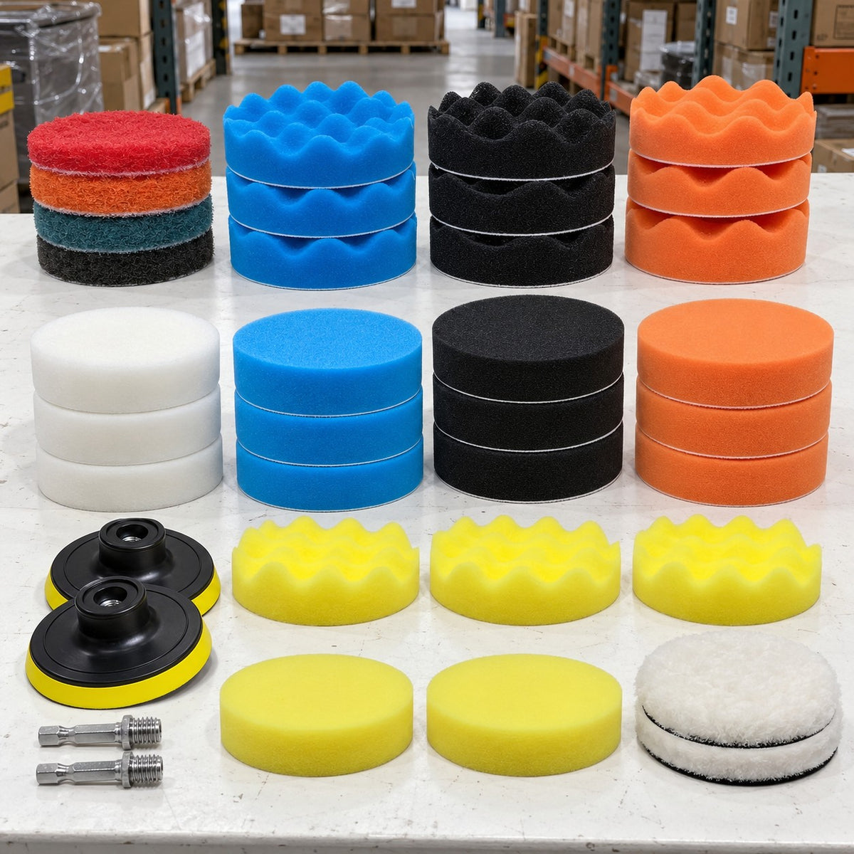39pc Car Polishing Buffing Pad Kit for Drill Foam Sponge - Brand New