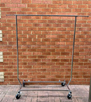 Clothes Rack Metal Garment Display Rolling Rail Hanger Airer Portable