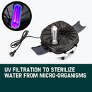 1850L/H Aquarium Canister Filter with UV Light & Media External Fish Tank