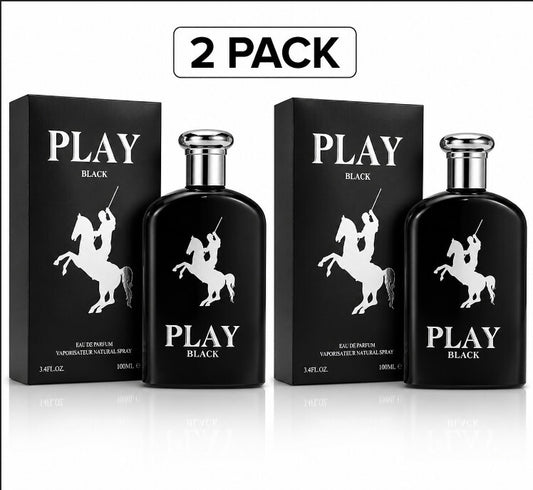 2x PLAY Black 100ml Eau De Parfum Men’s Fragrance Spray EDP