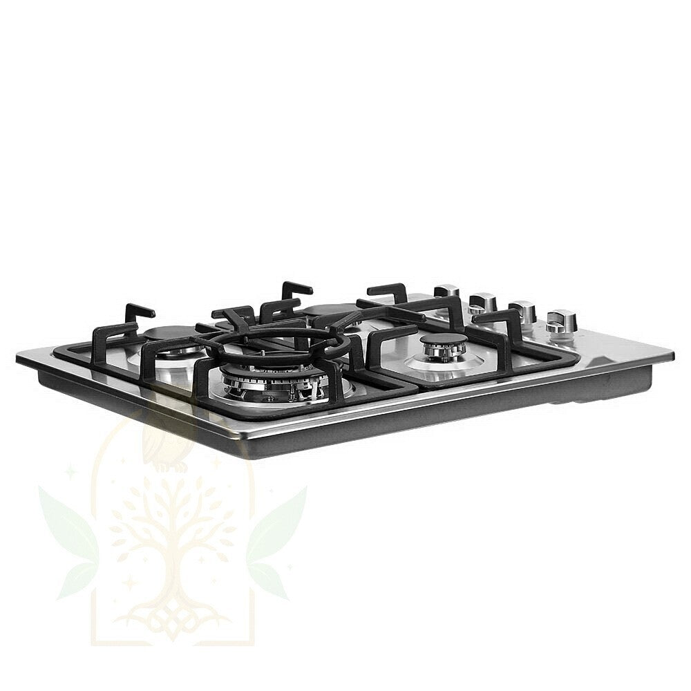 Gas Cooktop 60cm Stove Hob Silver