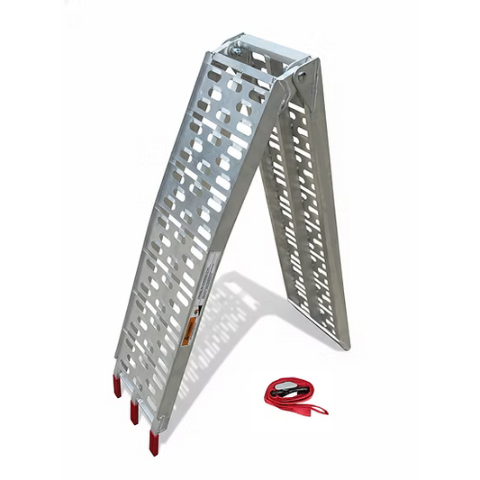 2.3M 680KG Pair Aluminium Folding Loading Ramps ATV Motobike Motorcycle Trailer