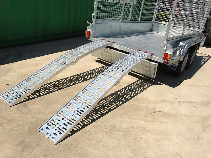 2.3M 680KG Pair Aluminium Folding Loading Ramps ATV Motobike Motorcycle Trailer